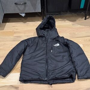 The North Face Black Insulated Jacket (Reversible) - Size 7/8